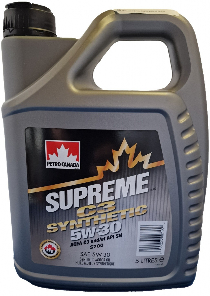 Petro-Canada Supreme Synthetic C3 5W-30 5 l