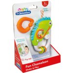 Clementoni Elektronická chrastítko s úchytem Chameleón – Zboží Mobilmania