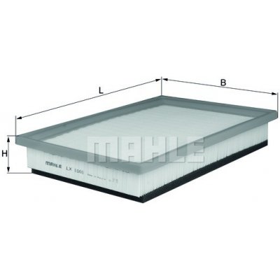 MAHLE ORIGINAL Vzduchový filtr LX1000 – Hledejceny.cz