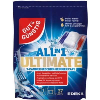 G&G All-in-1 Ultimate kapsle do myčky nádobí 37 ks – Hledejceny.cz