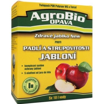 AgroBio PROTI Padlí a strupovitosti jabloní 2x10 g + 3x8 g