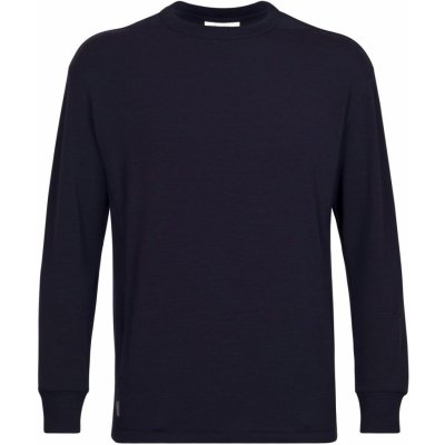 merino mikina ICEBREAKER Mens Dalston LS Sweatshirt, Midnight Navy – Zboží Mobilmania