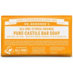 Dr. Bronner´s tuhé mýdlo Citrus-Orange 140 g – Zboží Dáma