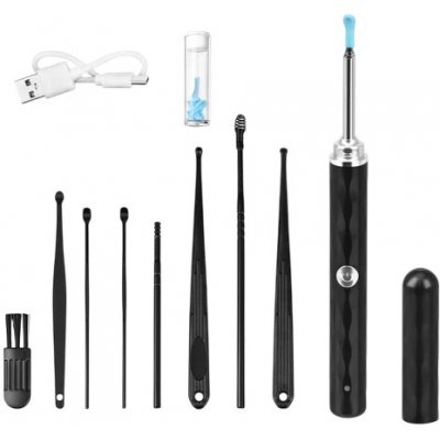 Isomedix 27762 Otoskop s kamerou, Wi-Fi, LED osvětlením, USB-C, sada 14 ks – Hledejceny.cz