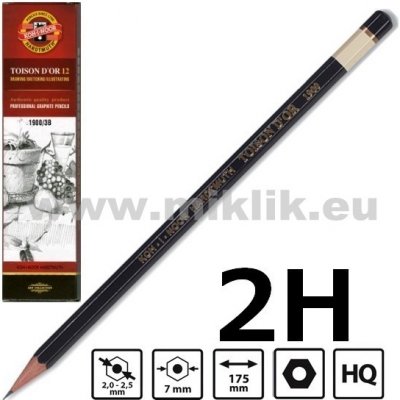 Koh-i-Noor 1900 2H grafitová tužka – Zboží Živě
