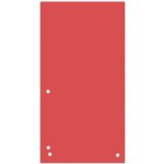 DONAU červený, papírový, 1/3 A4, 235 x 105 mm - balení 100 ks – Zboží Živě