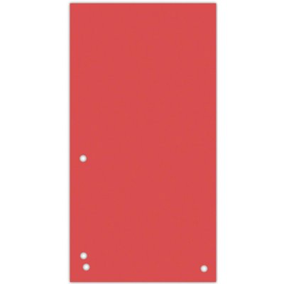 DONAU červený, papírový, 1/3 A4, 235 x 105 mm - balení 100 ks – Zboží Mobilmania