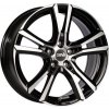 Alu kolo, lité kolo DBV Andorra 6,5x16 5x100 ET40 black polished