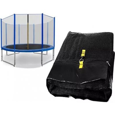 Spartan: Ochranná síť pro trampolínu 426 cm, modrá - 4 nohy, 8 sloupů – Zboží Dáma