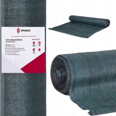 Stínící tkanina 150cm x 25m, 90% zastínění, 140g/m2 zelená SPRINGOS – Zboží Mobilmania