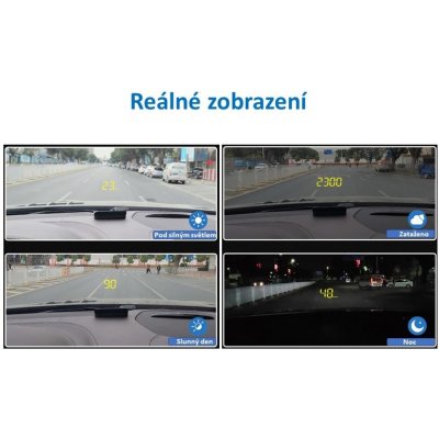 HEAD UP DISPLEJ 3,5", s vysokou čitelností | Zboží Auto