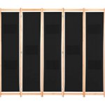 VidaXL Paraván 200 x 170 cm černý – Zboží Dáma