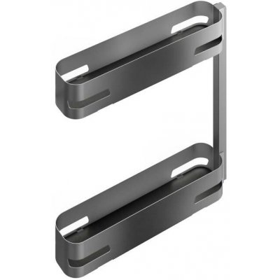 SIGE MATERIA 002M 150/495 koš boční 2-patrový plnovýsuv soft levý grafit – Sleviste.cz