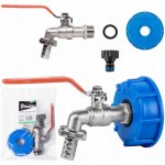 Bradas Kovový ventil na IBC kontejnerovou nádrž 3/4" + 1/2" S60x6 KK04123413Z – Hledejceny.cz