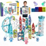 KIK KX4772 Magnetická kuličková dráha se zvukem 118 ks – Hledejceny.cz