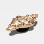 Odznáček Jibbitz – Gold Sea Shell – Zboží Dáma