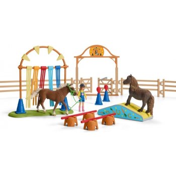 Schleich 42481 Trénink agility pro poníky