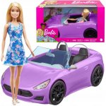 Barbie a její fialový auto kabriolet – Zboží Dáma