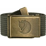 Fjällräven pásek Canvas Brass belt tmavá oliva – Sleviste.cz