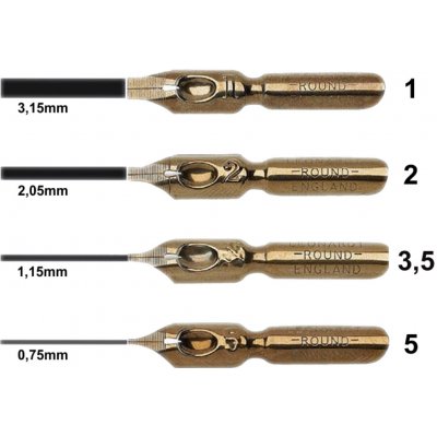 Manuscript Leonardt DP236 Kaligrafický hrot 4 mm – Zboží Dáma