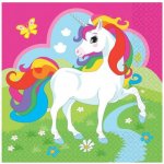 Amscan ubrousky Unicorn 20ks 33x33cm – Zboží Mobilmania