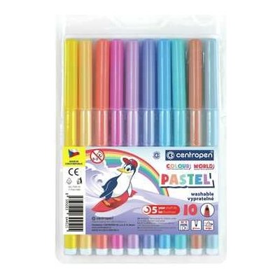 Centropen Red 7550 pastel 10 ks – Zboží Mobilmania