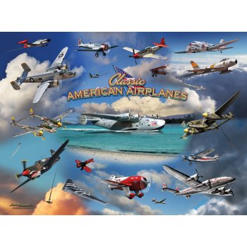 Sunsout Classic American Planes 1000 dílků