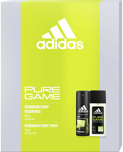Adidas Pure Game deodorant sklo 75 ml + deospray 150 ml dárková sada
