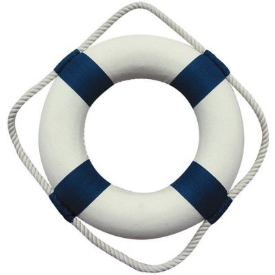 SEA Club Dekorační záchranné kolo modrobílé 20 cm 5576 – Zboží Mobilmania