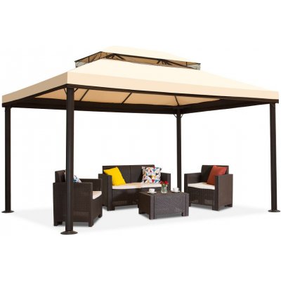 Garden Point GAP627 Valencia 4 x 4 x 3 m krém – Hledejceny.cz