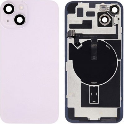 Sklo zadního krytu osazené s magnetem pro Apple iPhone 14 Plus Purple – Zboží Mobilmania
