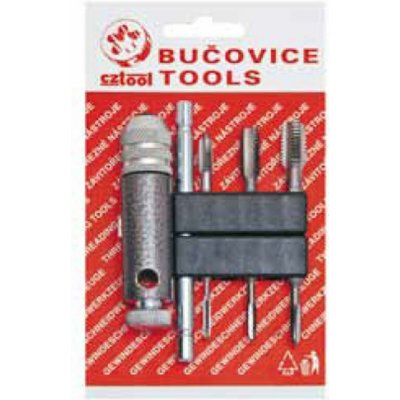 Sada závitořezných bitů BIT 4 rýchlorezná oceľ M3 - M10 - 6 ks | Bučovice Tools (B948410) – Hledejceny.cz