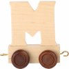 Dřevěný vláček Small Foot Dřevěný vagónek abeceda písmeno M