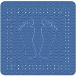 Kleine Wolke Foot modrá 55 x 55 cm 4388720002 – Zboží Dáma