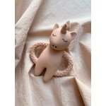 Konges Sløjd dětské kousátko Teeth Soother Unicorn KS1222 béžová – Zboží Mobilmania