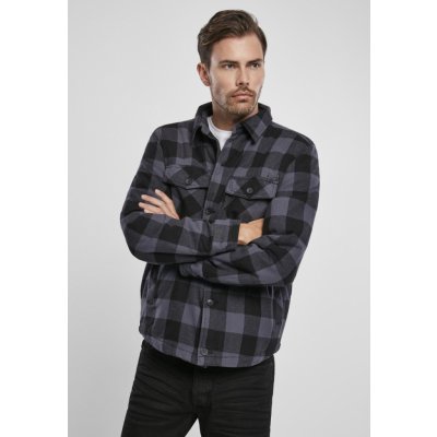 Lumberjacket košile black grey – Hledejceny.cz