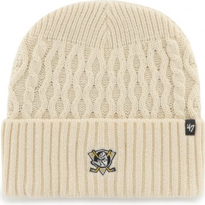47 Brand Pánská Zimní Čepice Anaheim Ducks Drumcliffe '47 Cuff Knit Natural – Zboží Mobilmania