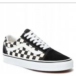 Vans boty Old Skool PRIMARY CHECK black/white – Zboží Mobilmania