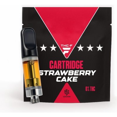 CzechCBD THC-F cartridge Strawberry Cake 1ml – Zboží Dáma