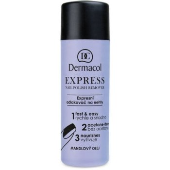 Dermacol expresní odlakovač na nehty Express Nail Polish Remover 120 ml