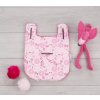 Podložka do kočárku Cuddle Co vložka Comfi Cush Mini Květy a ptáci 41 x 34 cm