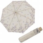 Doppler Mini NATURE Dámský skládací mechanický deštník béžová květiny 700365NED – Zboží Mobilmania