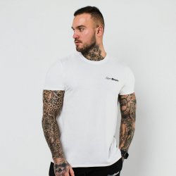 GymBeam tričko Basic white