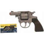 Alltoys policejní revolver kovový stříbrný kovový 8 ran – Hledejceny.cz