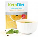 KetoDiet Proteinová polévka kuřecí s nudlemi 7 x 33 g – Zbozi.Blesk.cz