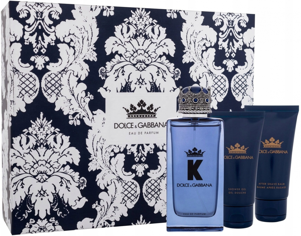 Dolce & Gabbana K by Dolce & Gabbana EDP 100 ml + sprchový gel 50 ml + balzám po holení 50 ml dárková sada