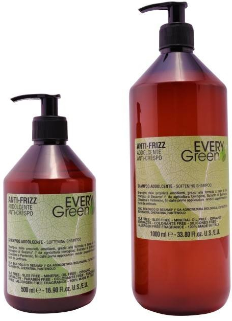 Every Green Anti-frizz šampon na rozmotání vlasů 1000 ml