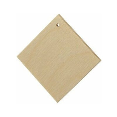 Dřevěný polotovar pro výrobu bižuterie - čtverec 3 cm – Hledejceny.cz