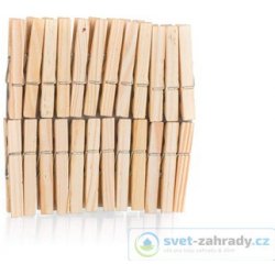 Brilanz sada dřevěných kolíčků na prádlo Economy 24 ks