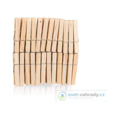 Brilanz sada dřevěných kolíčků na prádlo Economy 24 ks